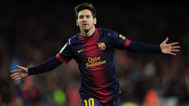 Messi FC Barcelona, competitive sport, exercising, messi, muscular build