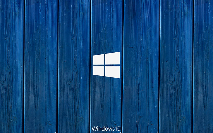 Microsoft Windows 10 Blue, built structure, shape, closeup, old Free HD Wallpaper