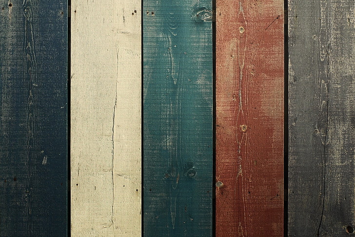 Old Colored Wood, full frame, hardwood floor, high angle view, wood grain