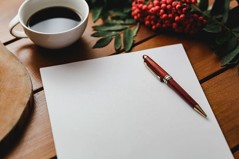 Paper Texture, writing, fountain pen, red, mug Free HD Wallpaper