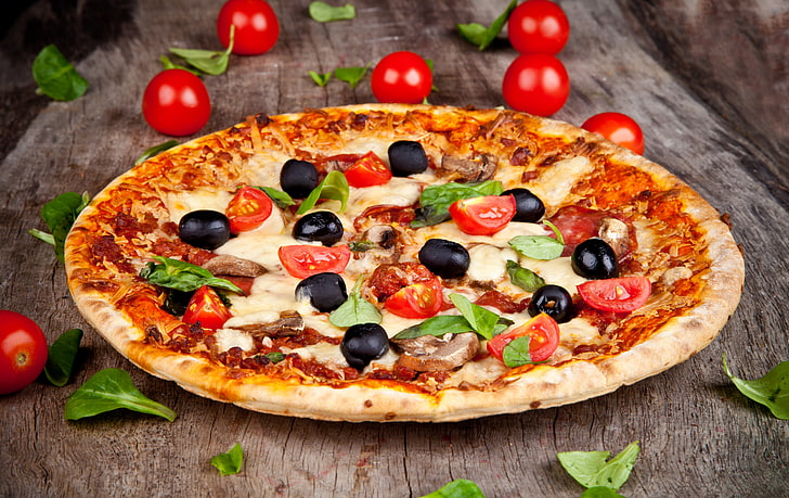 Pizza Toppings, dairy product, restaurant, salami, basil