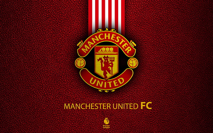 Premier League Logos, logo, soccer, manchester united fc Free HD Wallpaper