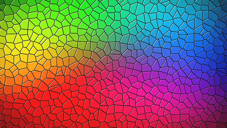 Rainbow On Fire, paper, futuristic, decoration, textured Free HD Wallpaper