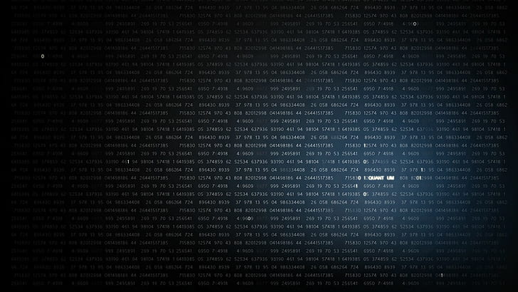 Red Binary Code, math, misc Free HD Wallpaper