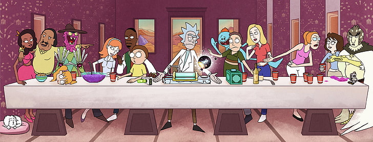 Rick Sanchez Anime, adolescence, bird person, morty smith, females Free HD Wallpaper