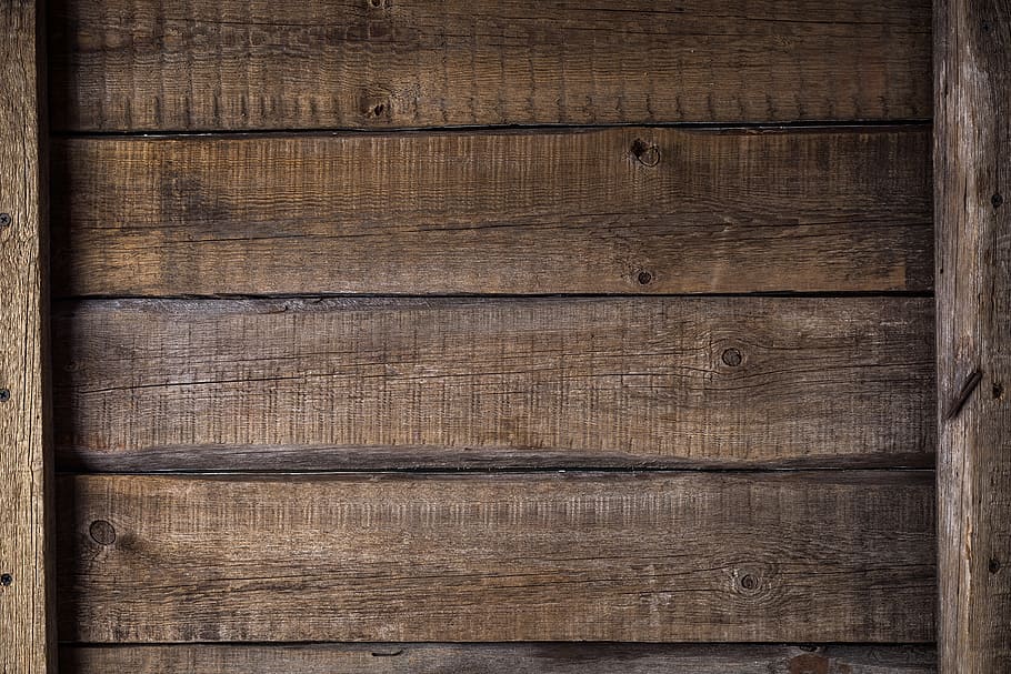 Wood Grey Plank Wall, old tree, fence, full frame, no people Free HD Wallpaper