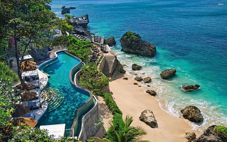 Ayana Resort Bali Indonesia, ayana, beach, bali, indonesia Free HD Wallpaper