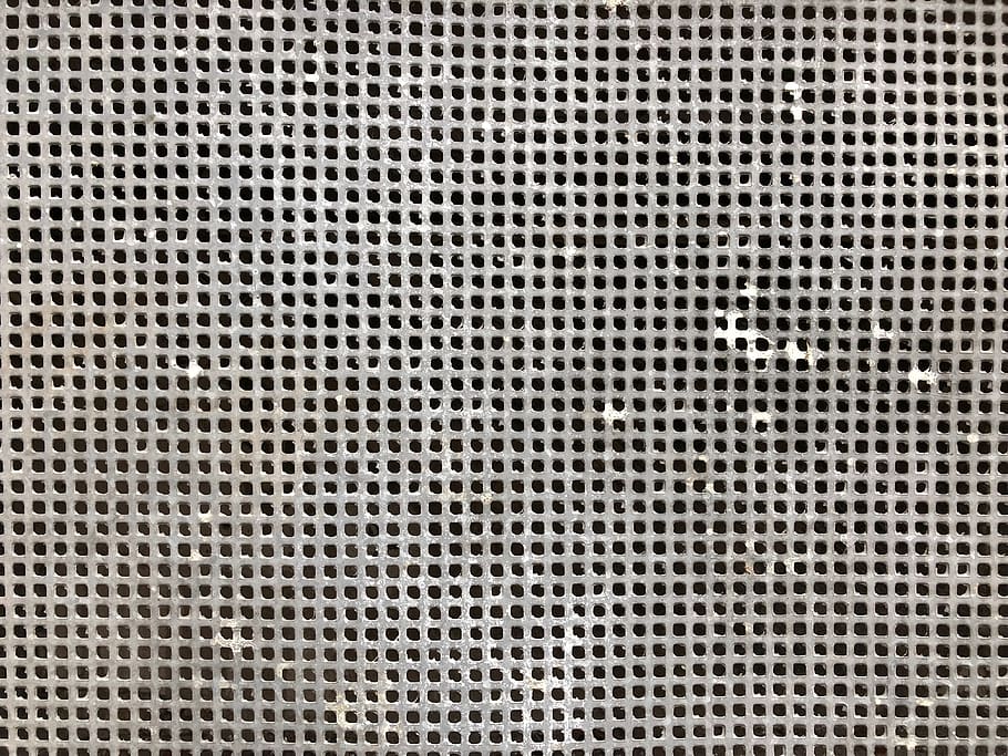 Black Sheet Metal, wire mesh, silver  metal, hole, shape