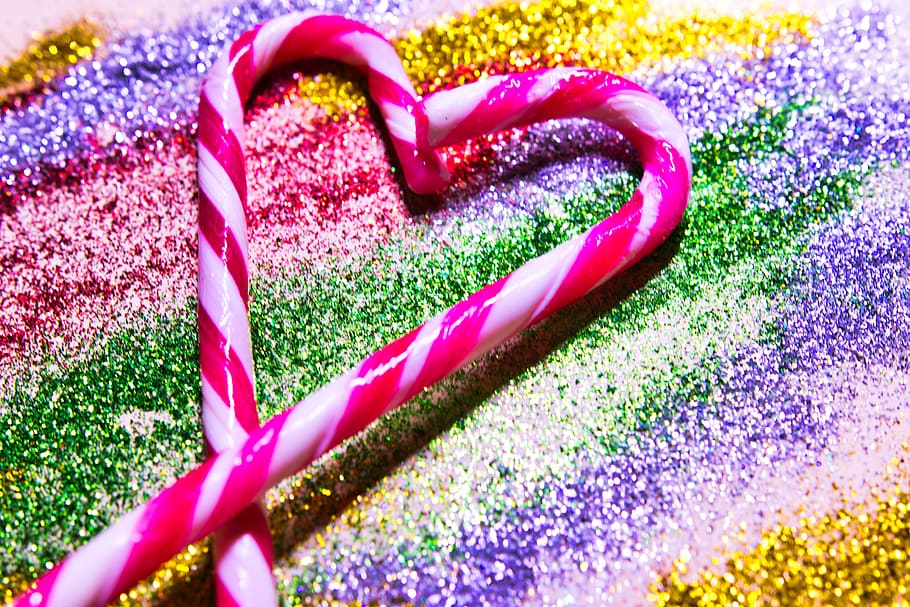 Candy Cane Shape, decoration, love, purple, jewelry