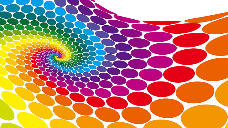 Colorful Dots Small, decoration, education, seamless, bright Free HD Wallpaper