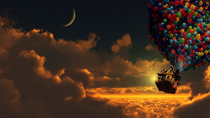 Earth Sun Moon Stars, transportation, clouds, container, no people Free HD Wallpaper