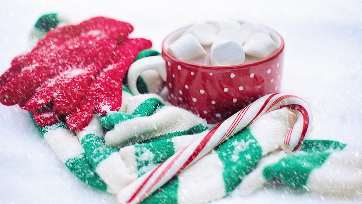 Hot Chocolate Board, closeup, holiday, drink, celebration Free HD Wallpaper