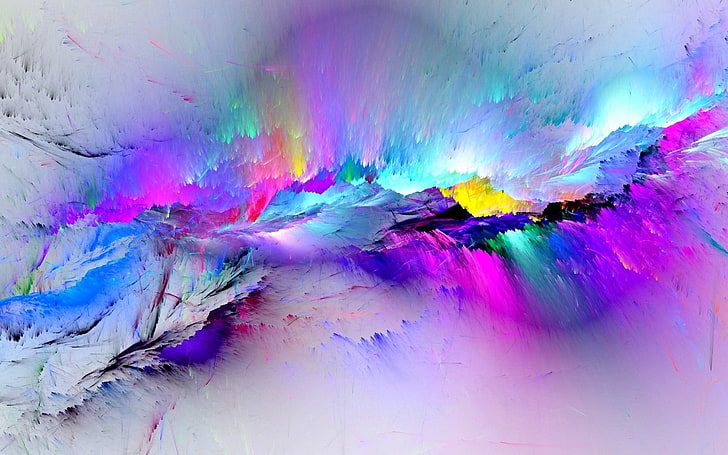 iPad Pro 1TB, indoors, motion, full frame, paint splatter Free HD Wallpaper