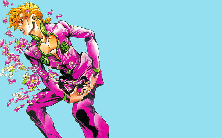 Jojo Bizarre iPhone, hirohiko araki, vento aureo, jojos bizarre adventure golden wind, giorno giovanna Free HD Wallpaper