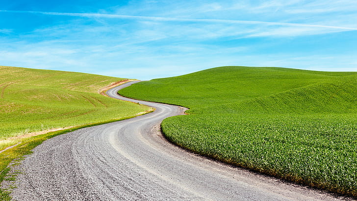 Landscape, nature, meadow, rural, washington Free HD Wallpaper