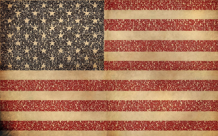 Old American Flag, closeup, full frame, textured, american flag