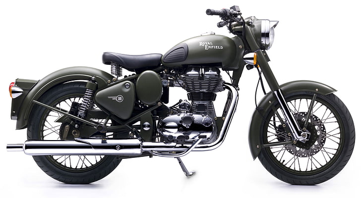 Royal Enfield Bullet Standard 500, military, bullet, enfield, royal Free HD Wallpaper