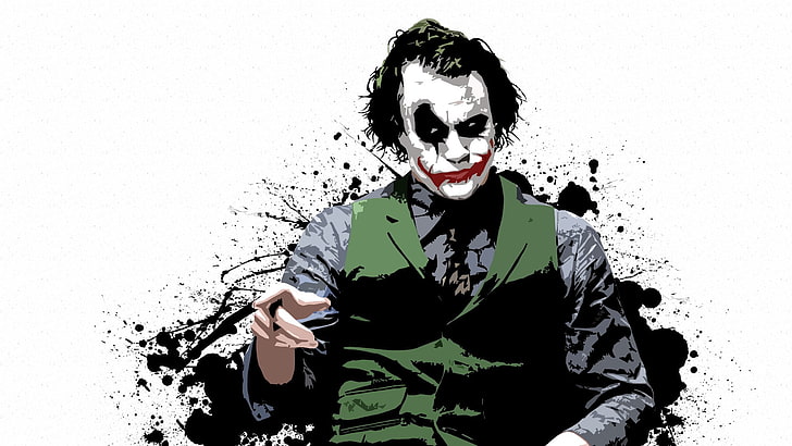 Suicide Squad Joker, human face, young men, ledger, messenjahmatt Free HD Wallpaper