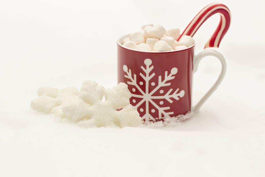 tasty, snowflake, christmas, beverage Free HD Wallpaper