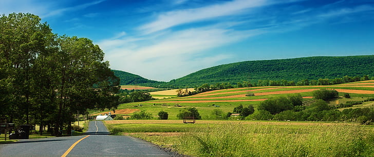 Wind Gap Carnival Park, creative commons, green color, appalachian mountains, agriculture Free HD Wallpaper