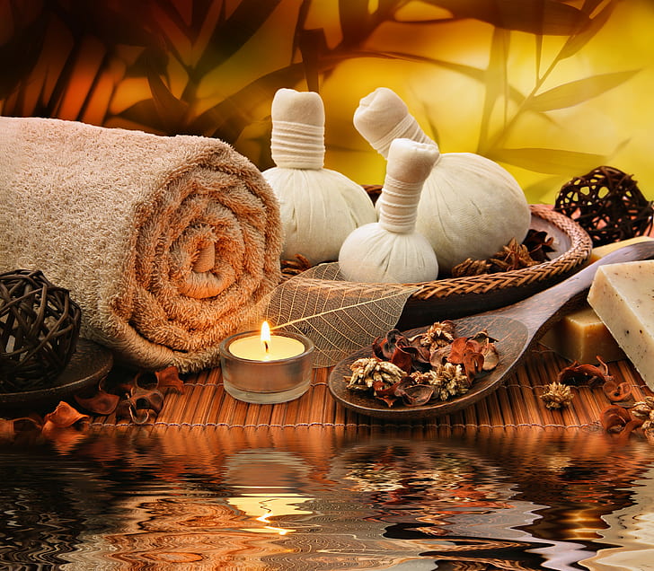 Zen Wellness Spa Massage, spa, towel,, bath,, white Free HD Wallpaper