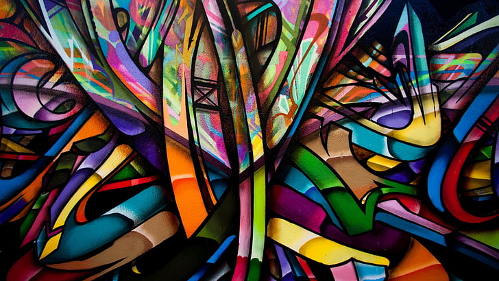 Abstract Graffiti Phone, choice, abundance, design, studio shot