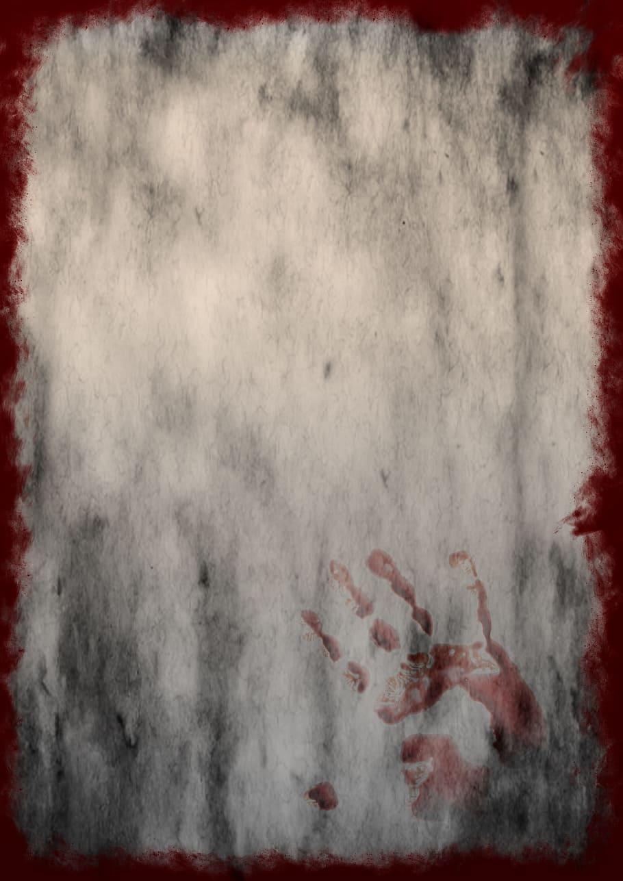 Blood Spatter Texture, weird, dark, old paper, bloody hand Free HD Wallpaper