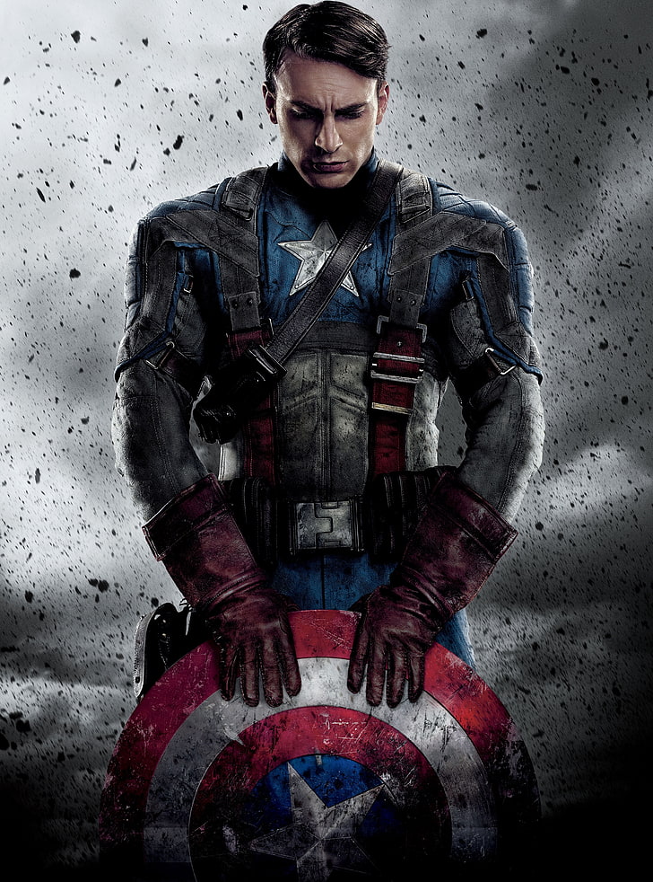 Captain America Movie Cast, captain america, sport, front view, three quarter length Free HD Wallpaper