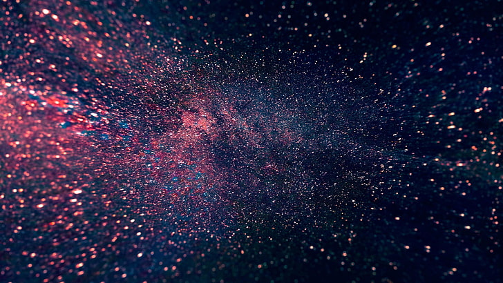 Cute Galaxy Art, nebula, grains, galaxy, pink Free HD Wallpaper