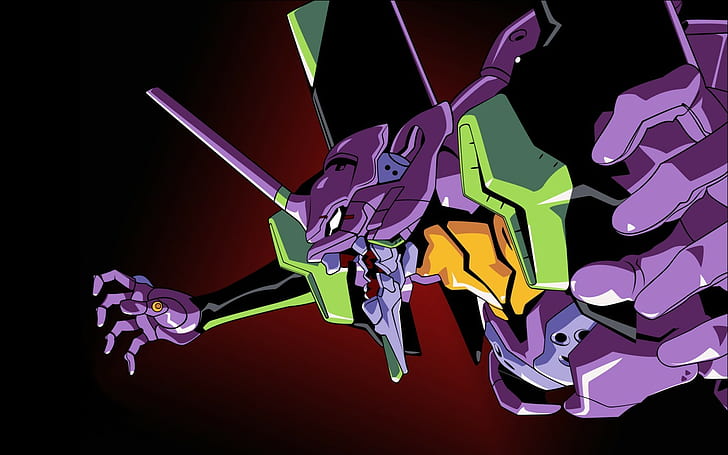 Evangelion Unit 01 Berserk, no people, purple, shape, creativity Free HD Wallpaper