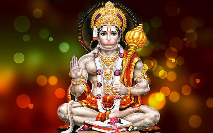 God Hanuman, lord hanuman, representation, ornate, belief Free HD Wallpaper