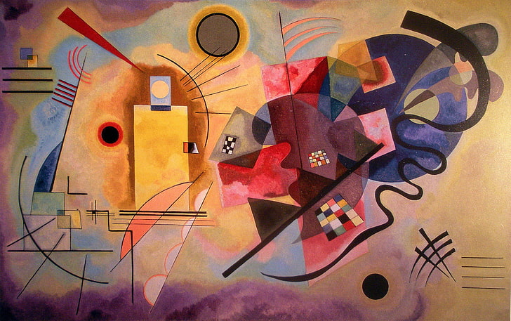 Kandinsky Paintings, drawing  art product, colorful, closeup, craft Free HD Wallpaper