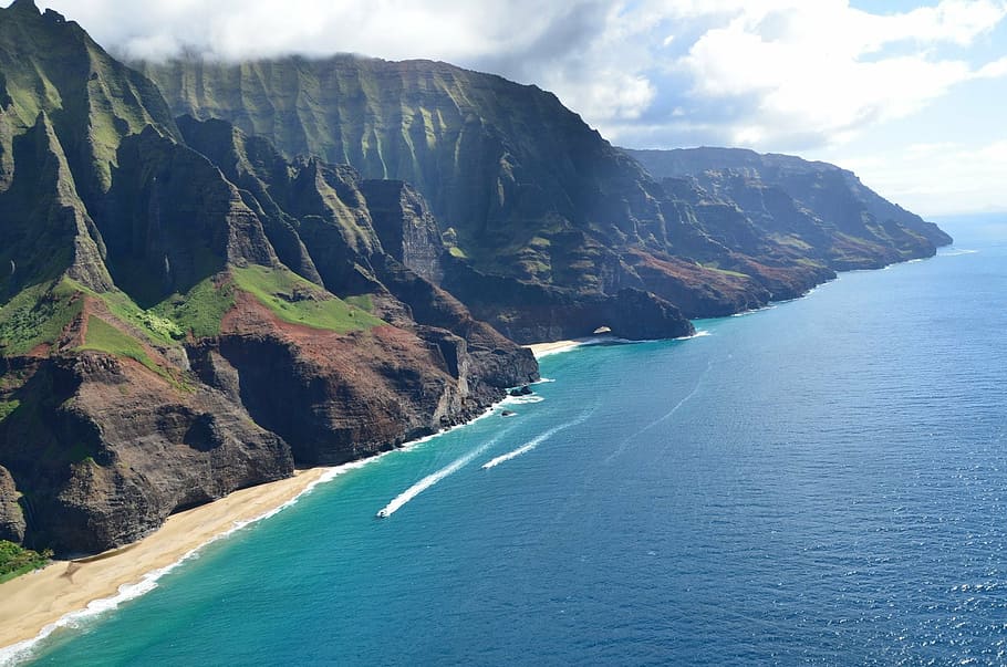 Kauai Coffee, cloud  sky, outdoors, summer, blue Free HD Wallpaper