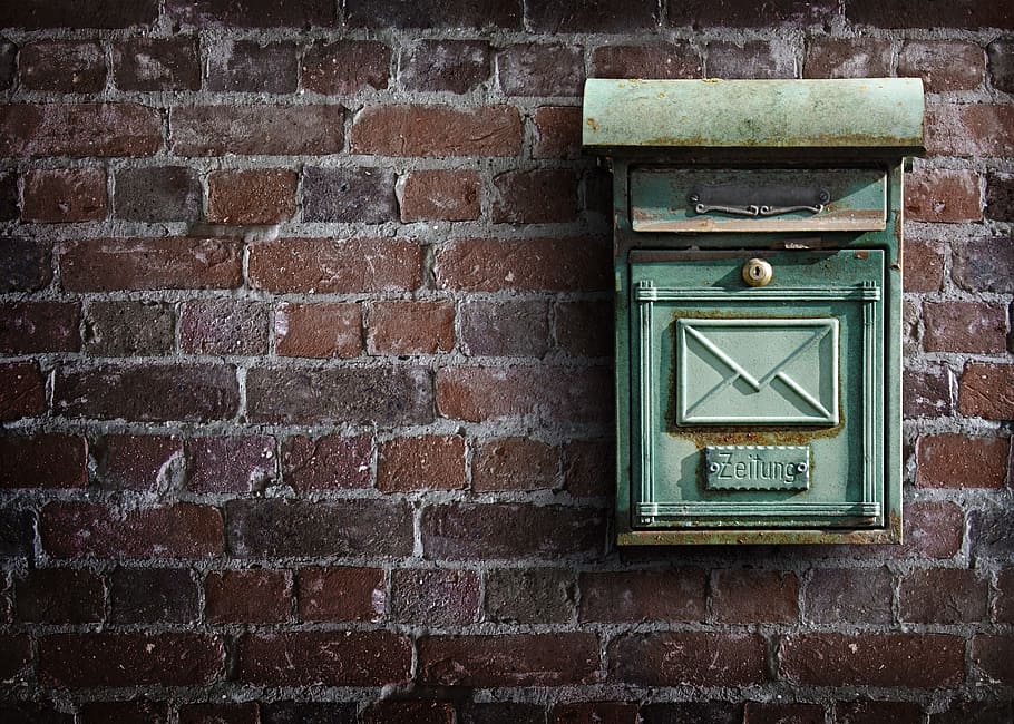 Modern Brick Mailbox Designs, correspondence, brick wall, newspaper, post mail box Free HD Wallpaper