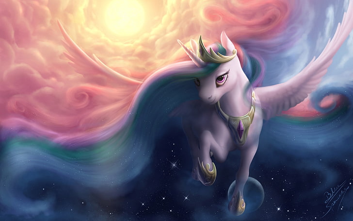 My Little Pony Characters Princess Luna, abstract, motion, nature, beauty in nature Free HD Wallpaper