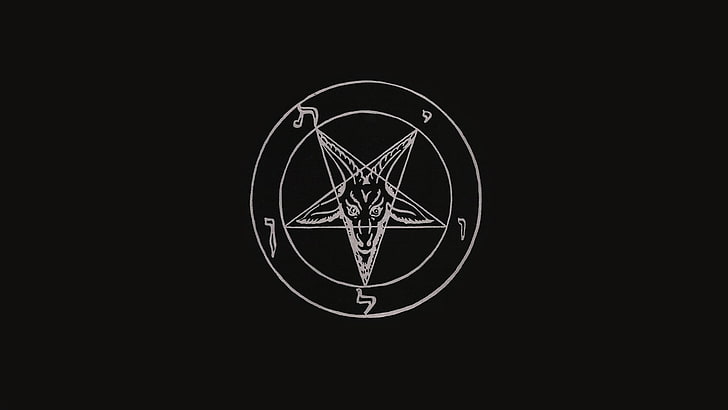 Occult Pentagram, satan, night, szandor, bicycle Free HD Wallpaper