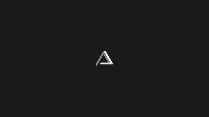 Penrose Triangle Art, monochrome, studio shot, indoors, sign Free HD Wallpaper