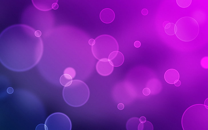 Pink and Purple Bubbles, defocused, shape, christmas, no people