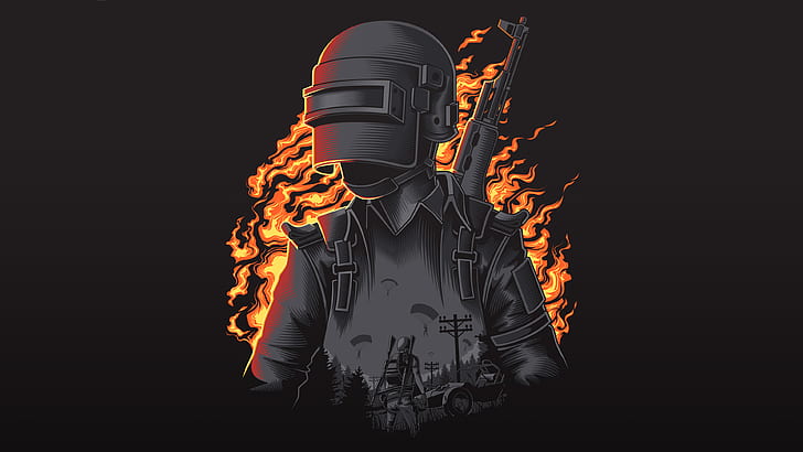 Pubg Pic, illustration, 2018 games, behance, games Free HD Wallpaper