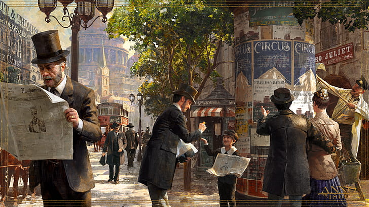 Sepia, anno 1800, ubisoft, concept art, artwork Free HD Wallpaper