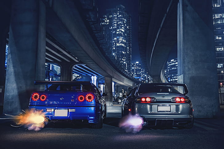 Toyota Skyline GT-R, toyota, nissan, supra, r34