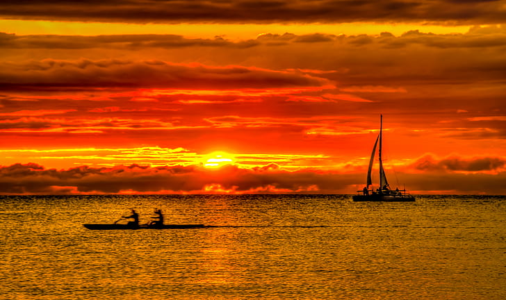 Vacation at Home, beach, haleiwa  hawaii, orange color, tropical climate