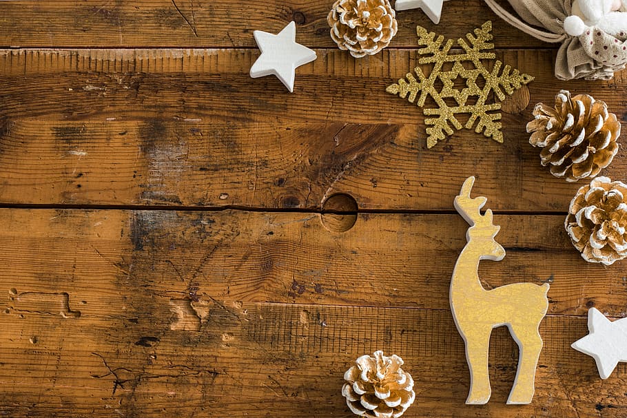 Vintage Christmas Angel, star shape, gingerbread cookie, directly above, no people