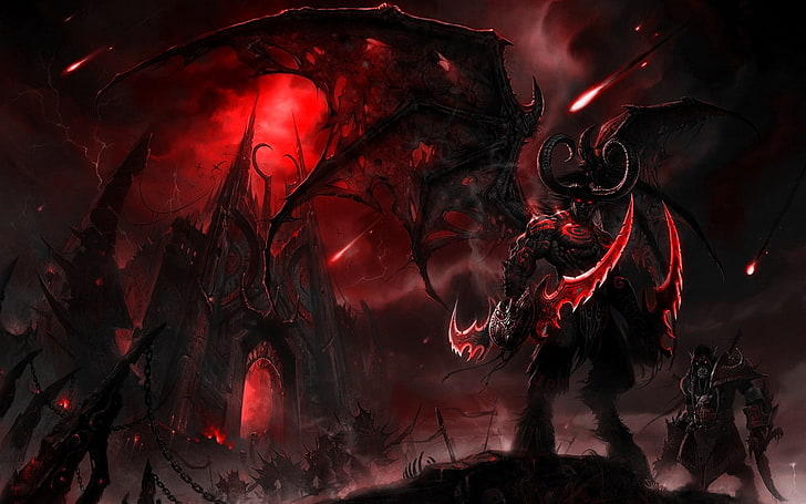 WoW the Burning Crusade, world of warcraft the burning crusade, illidan stormrage, tree, no people Free HD Wallpaper