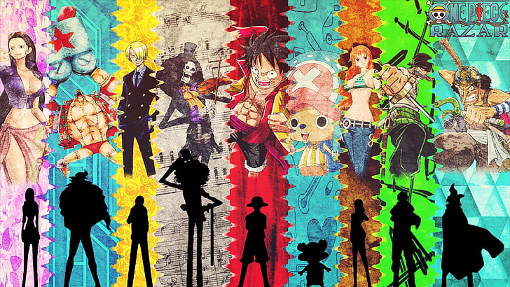 Zoro One Piece, day, mural, sanji one piece, usopp one piece