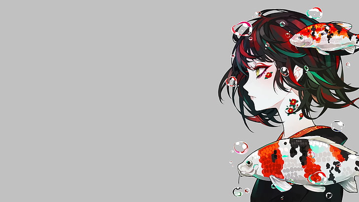 Anime Girl Poses Queen, art and craft, studio shot, multi colored, representation Free HD Wallpaper