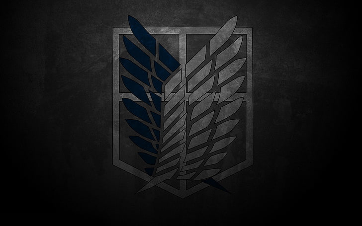 Attack On Titan Corps Logo, shape, closeup, night, architecture