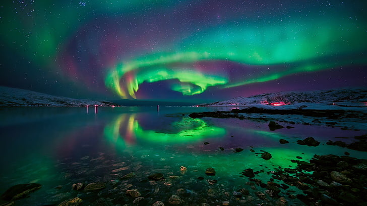 Aurora Borealis Norway, tromso, aurora borealis, norway, europe Free HD Wallpaper