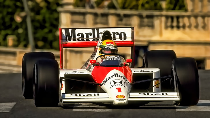 Ayrton Senna Art, number, toy, mclaren f1, no people Free HD Wallpaper