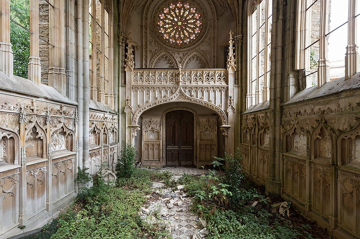 Beautiful Abandoned Churches, building exterior, old, belief, architectural column